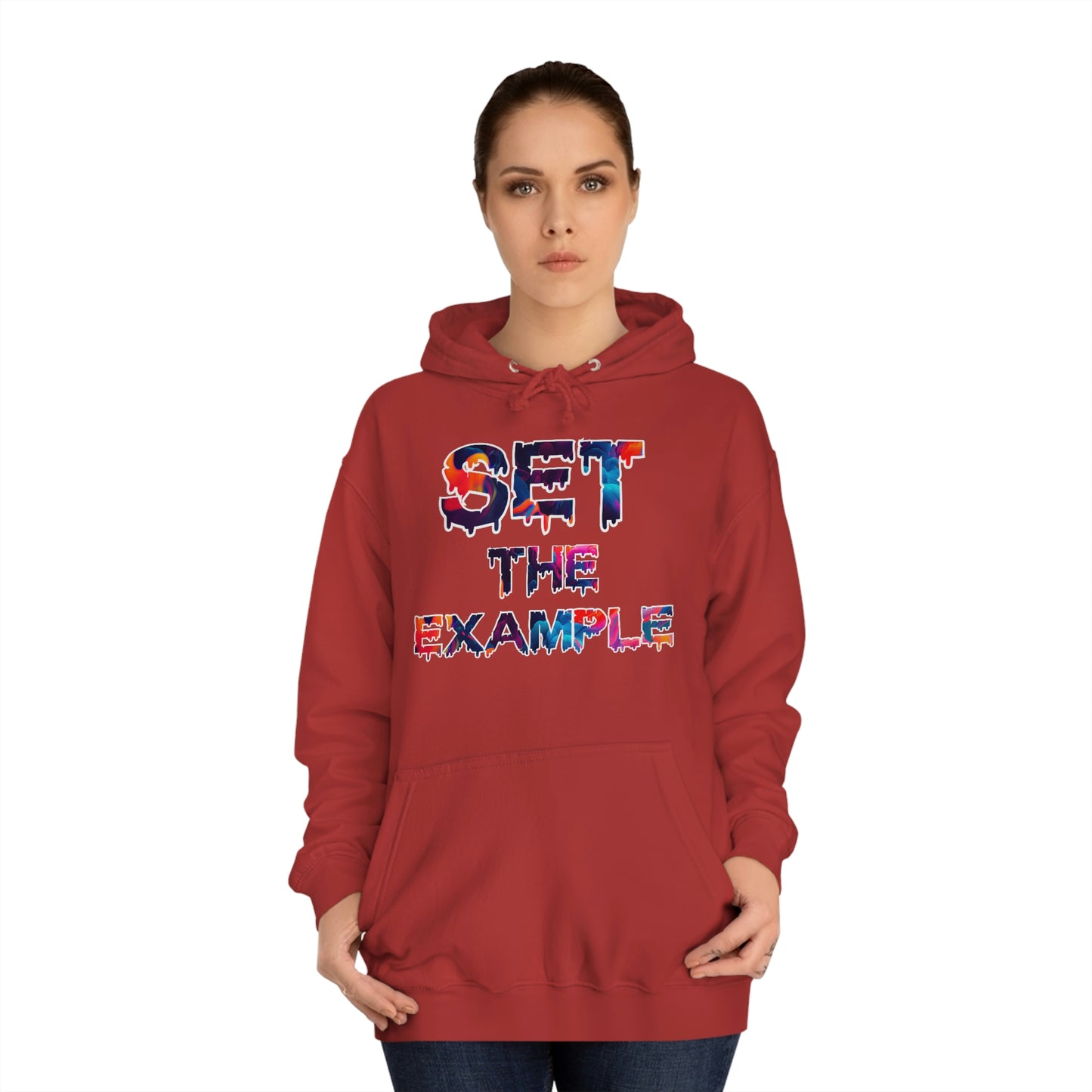 SET THE EXAMPLE 444 Rocket Unisex College Hoodie