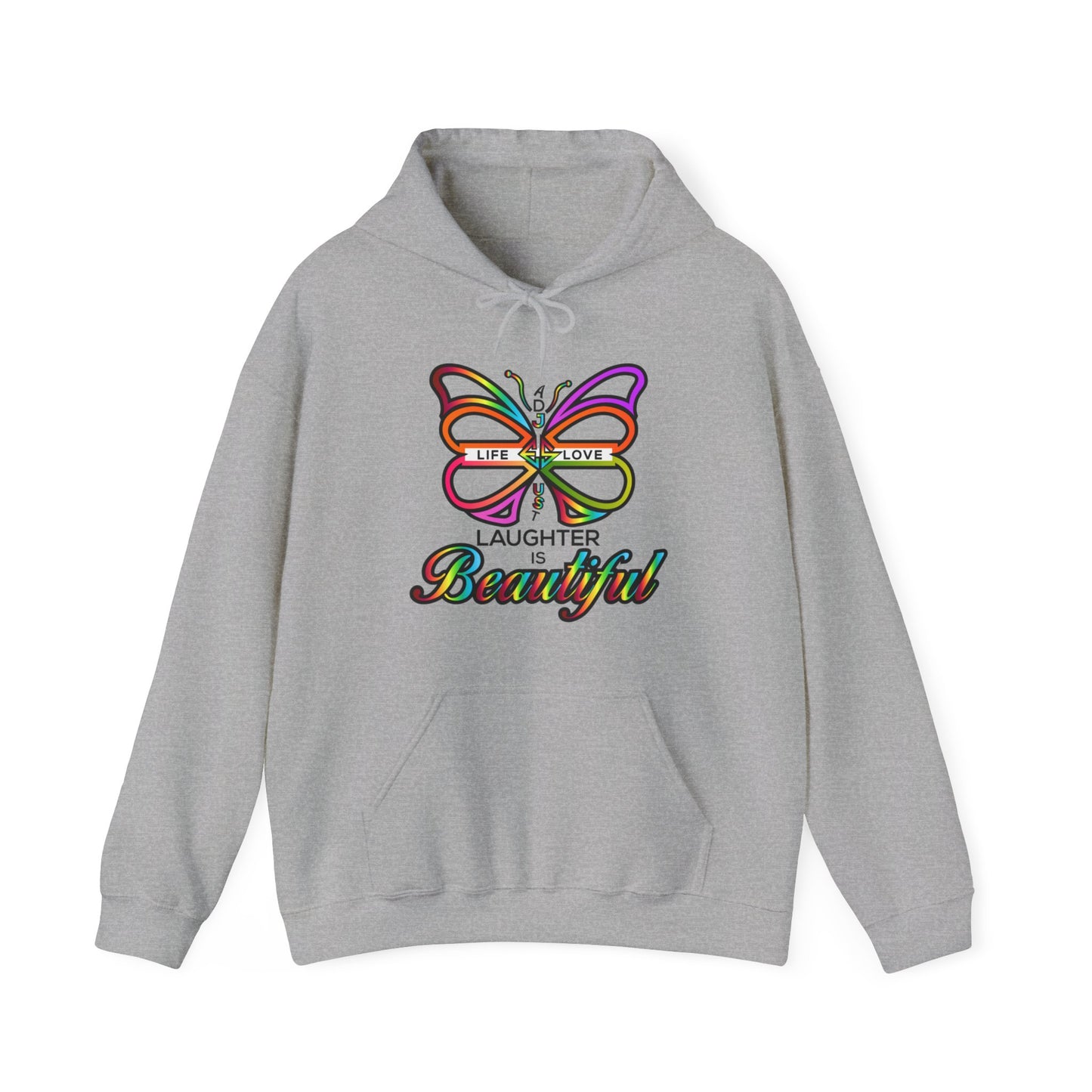 Unisex Heavy Blend™ Hooded Sweatshirt. BUTTERFLY Adjust to Jesus is beautiful hoodie