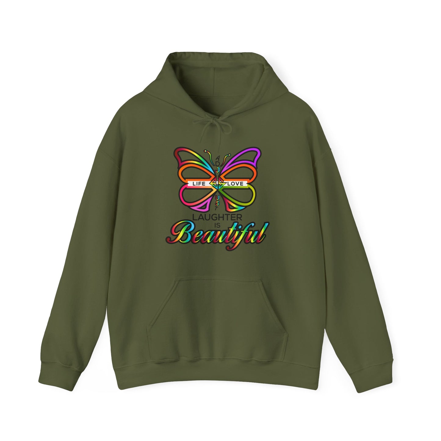 Unisex Heavy Blend™ Hooded Sweatshirt. BUTTERFLY Adjust to Jesus is beautiful hoodie