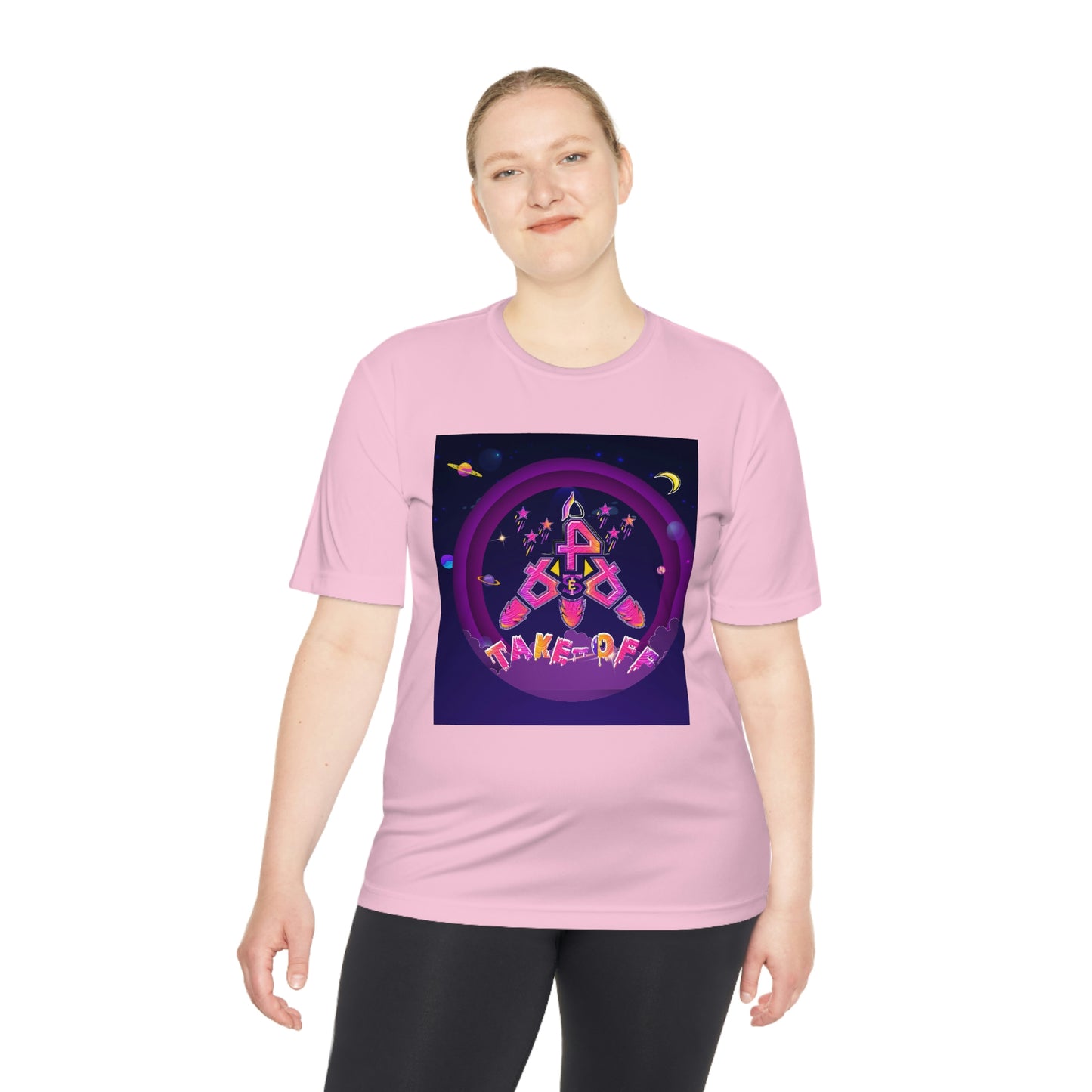 444 SPACE Unisex Moisture Wicking Tee