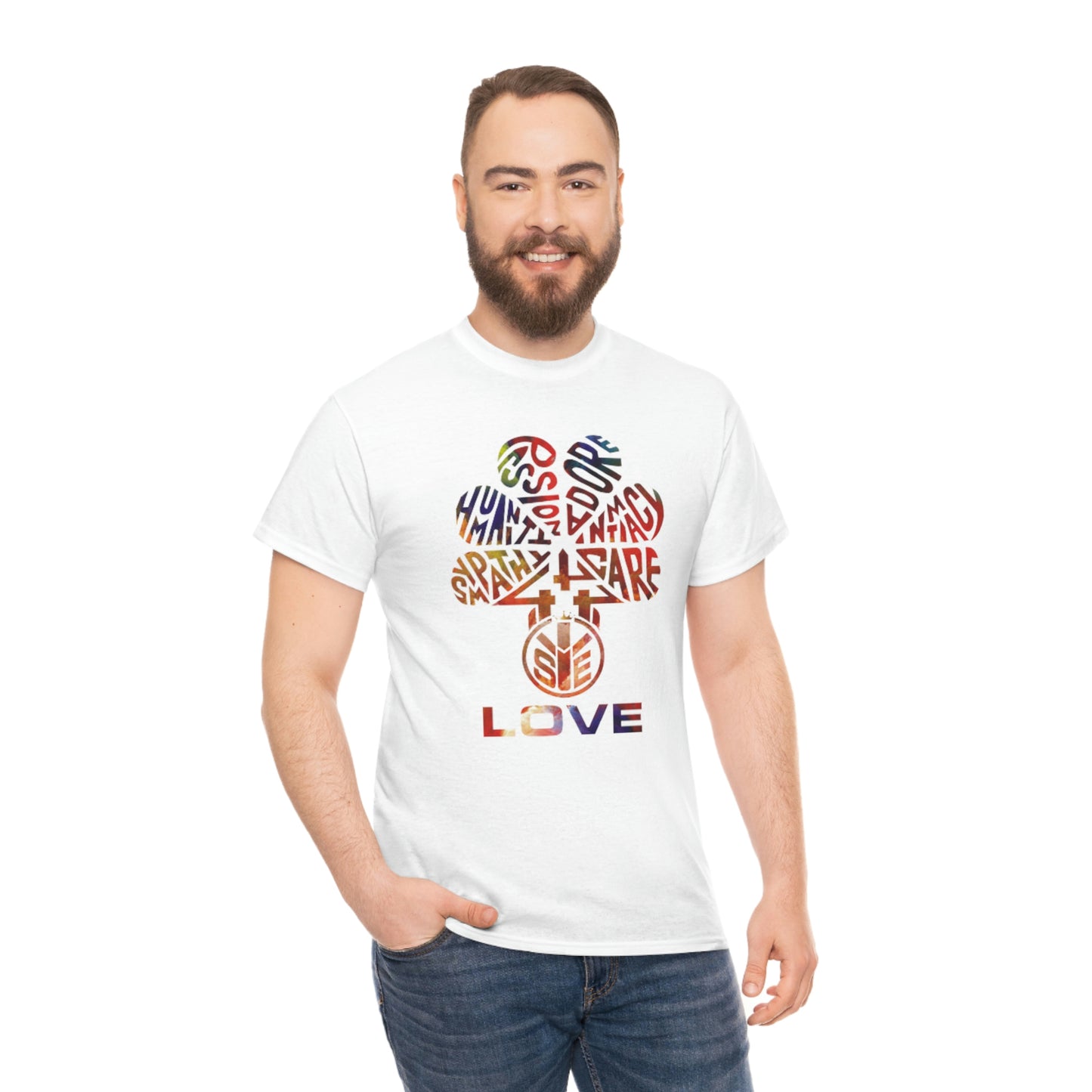 (SYE) LOVE Unisex Heavy Cotton Tee