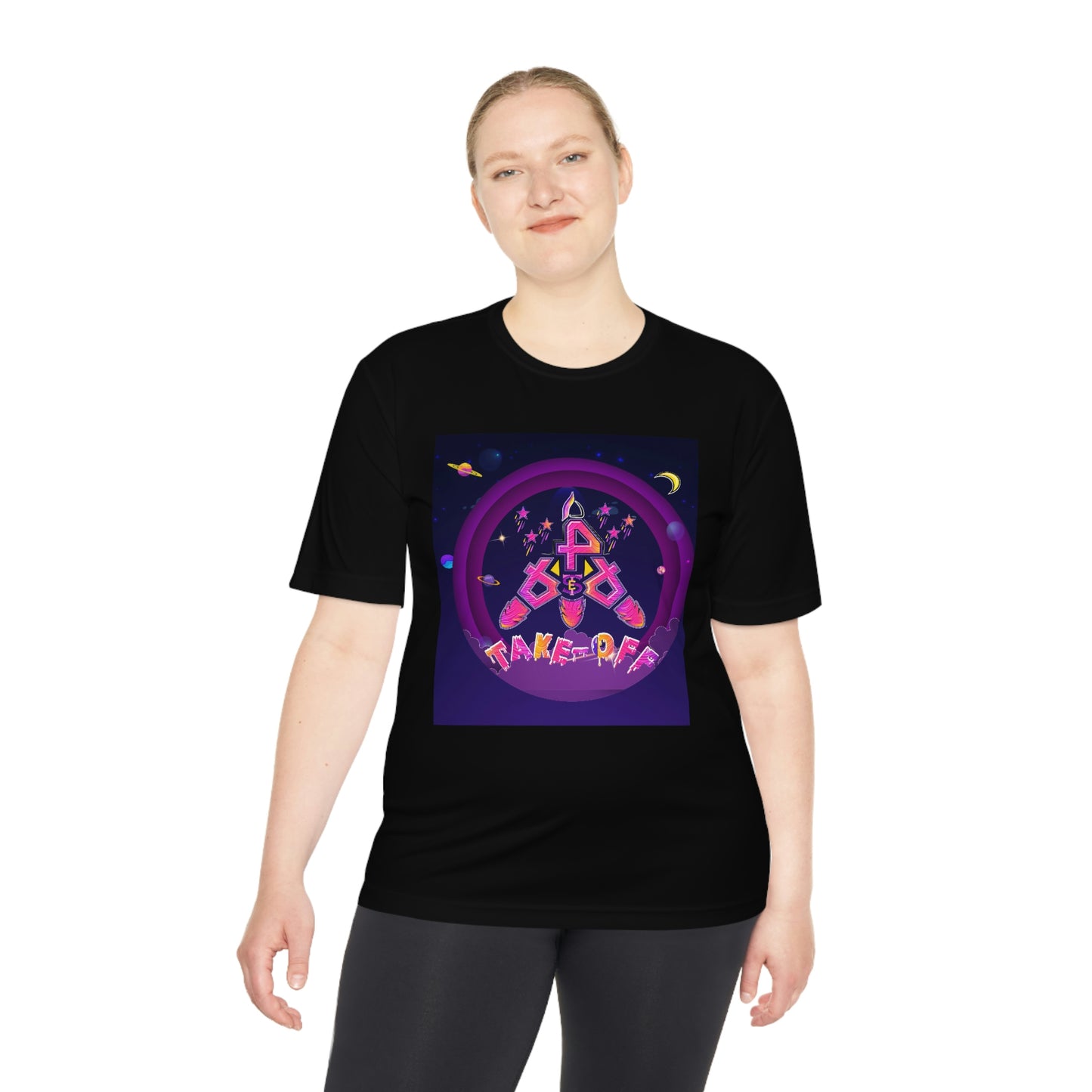 444 SPACE Unisex Moisture Wicking Tee