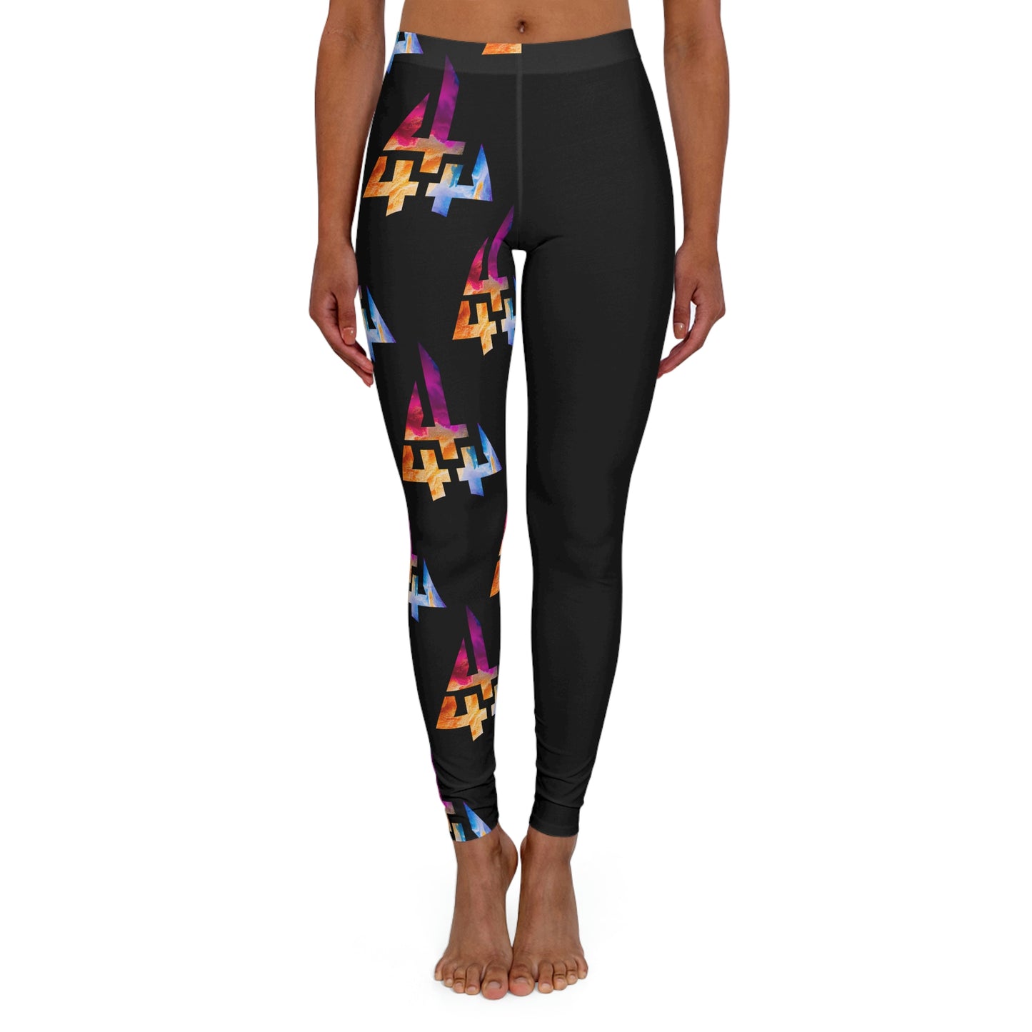 STE 444 Women's Spandex Leggings (AOP)