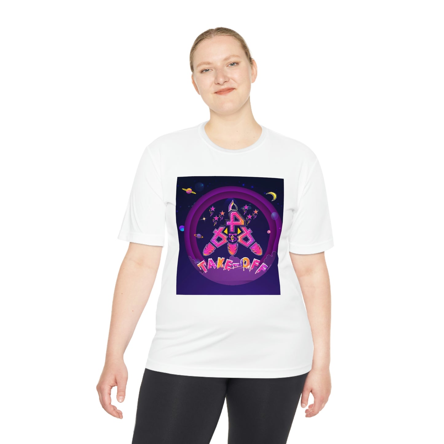 444 SPACE Unisex Moisture Wicking Tee