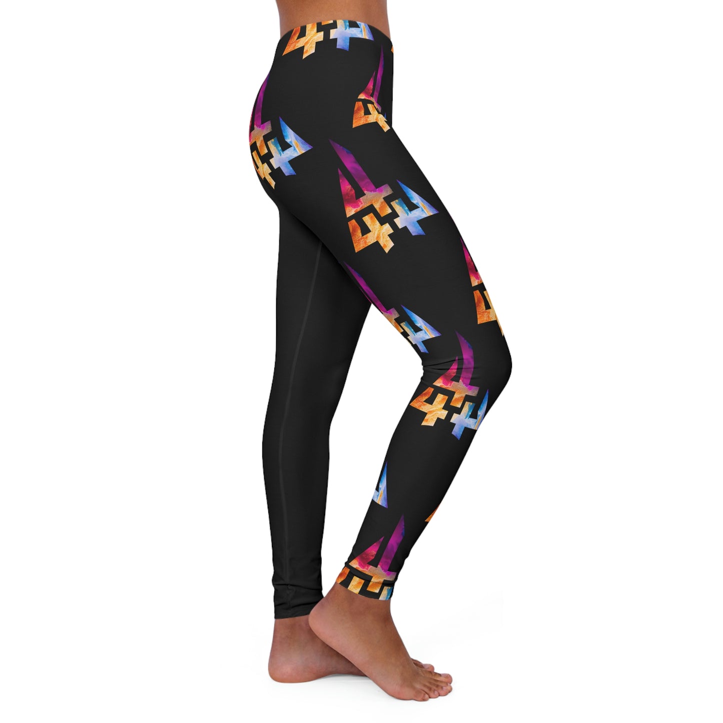 STE 444 Women's Spandex Leggings (AOP)