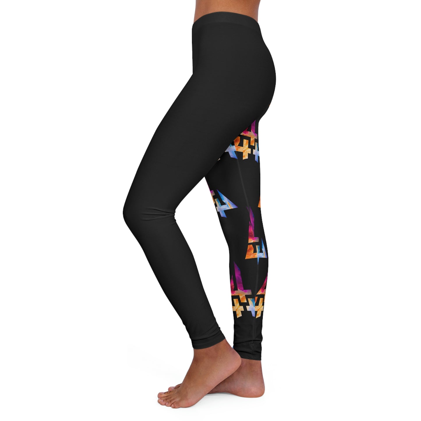 STE 444 Women's Spandex Leggings (AOP)