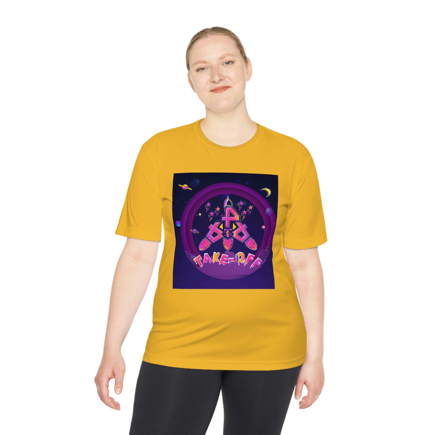 444 SPACE Unisex Moisture Wicking Tee