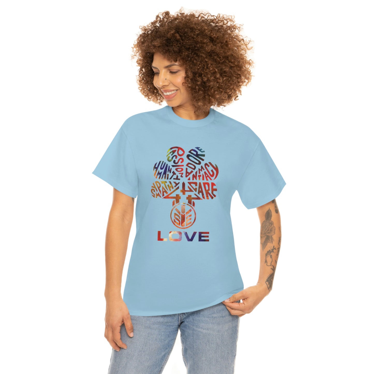 (SYE) LOVE Unisex Heavy Cotton Tee