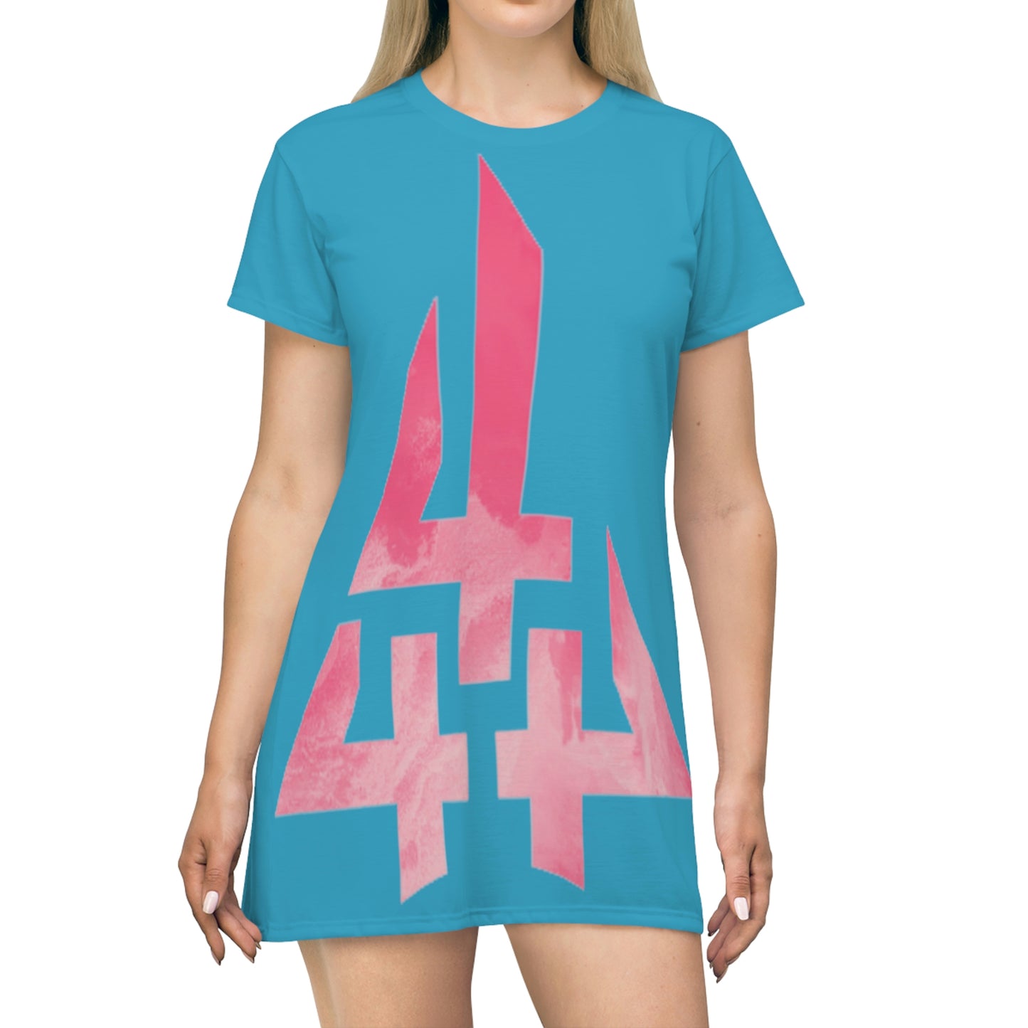 All Over Print T-Shirt Dress