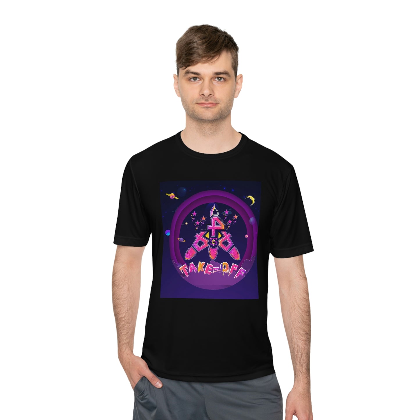 444 SPACE Unisex Moisture Wicking Tee