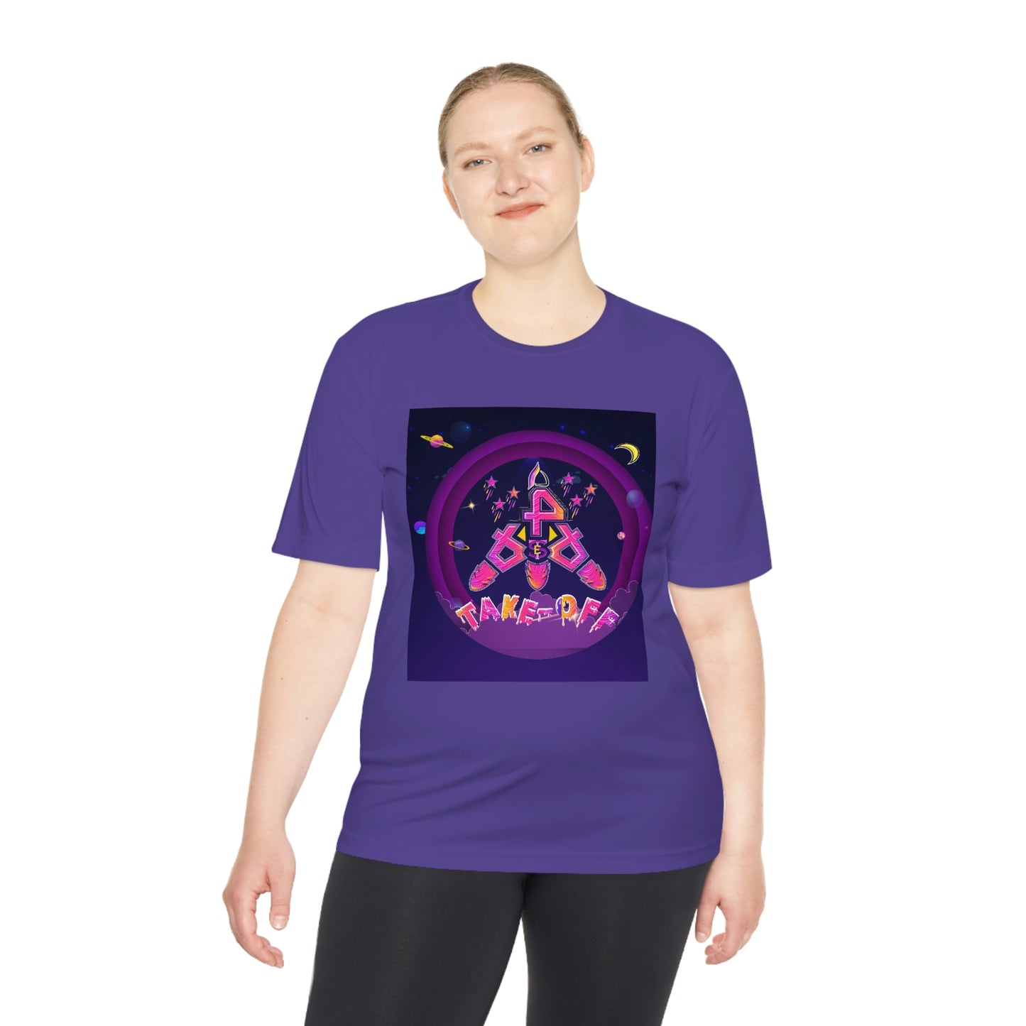 444 SPACE Unisex Moisture Wicking Tee