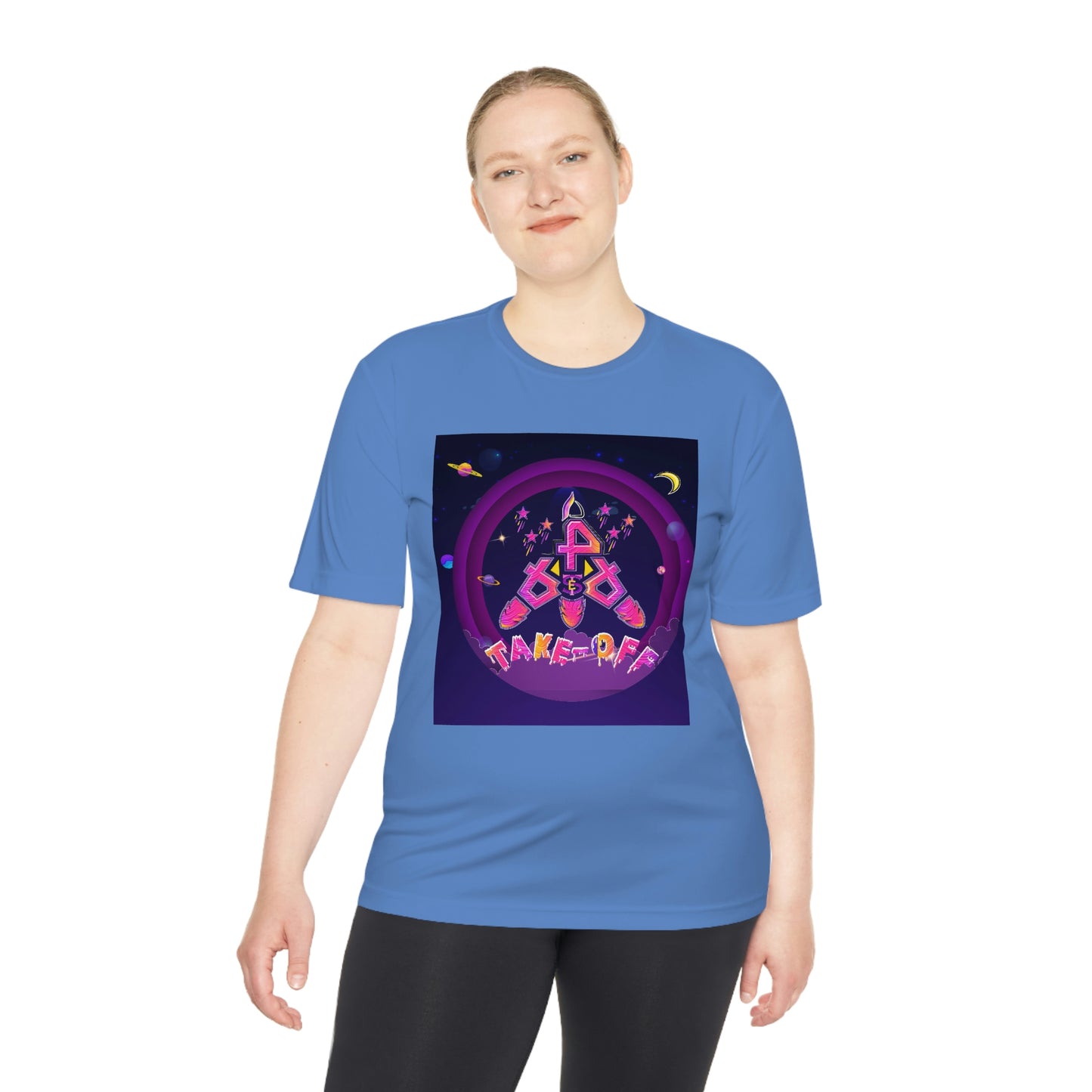 444 SPACE Unisex Moisture Wicking Tee